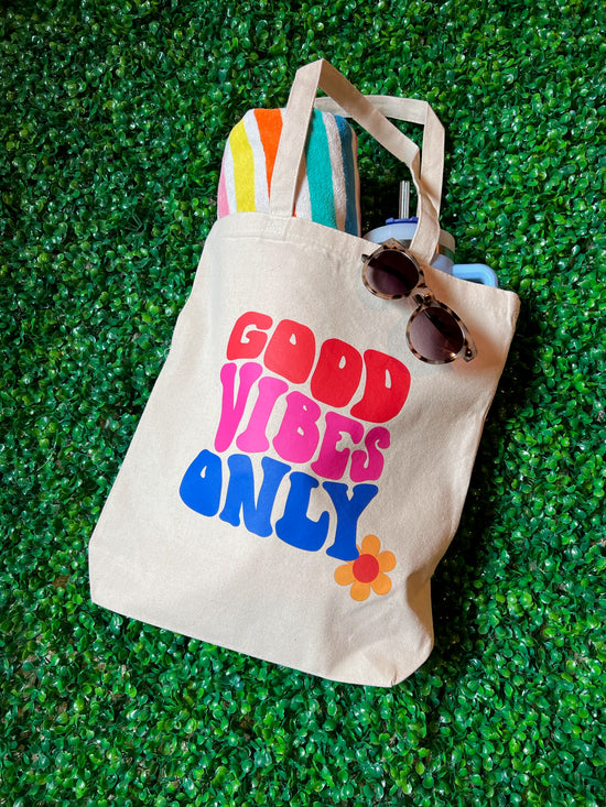 Good Vibes Only Tote Bag