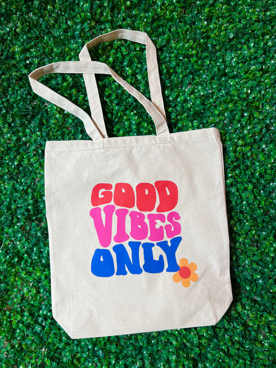 Good Vibes Only Tote Bag